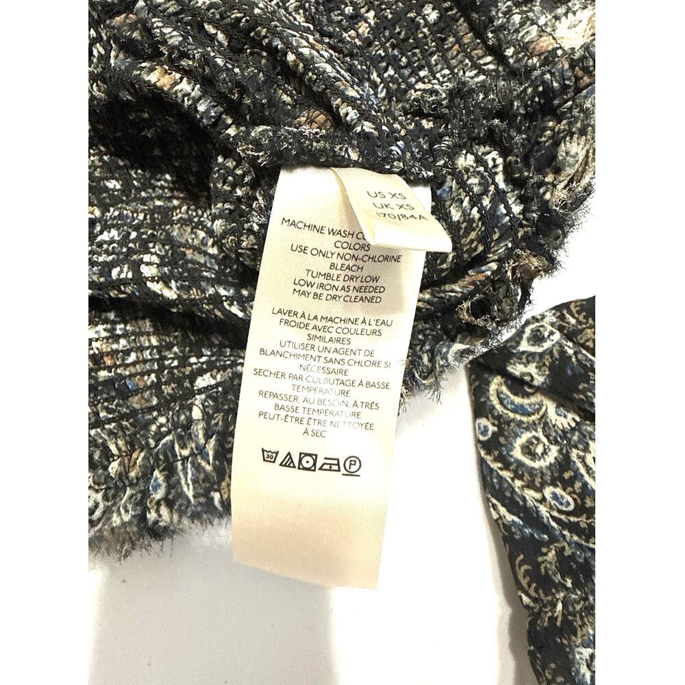 Free People NWT Lolita Peasant Blouse Top Floral Combo Size XS0 - Picture 6 of 9